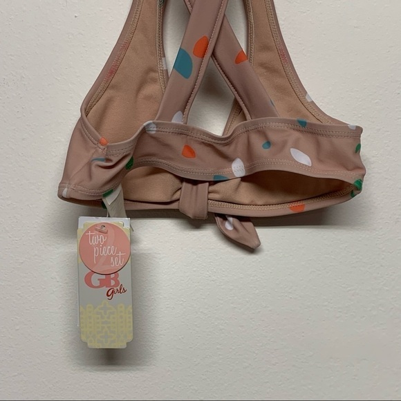 GB Girls | Girls Size 7| Polka Dot Bikini Swim Top NWT - Picture 5 of 8